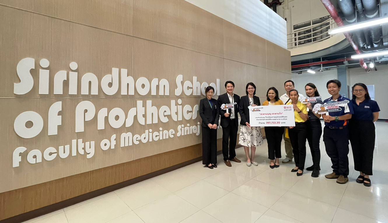 Heartwarming Moments Through the Gift of Giving: The SCG Foundation for Sirindhorn School of Prosthetics and Orthotics ❤️ 🙂